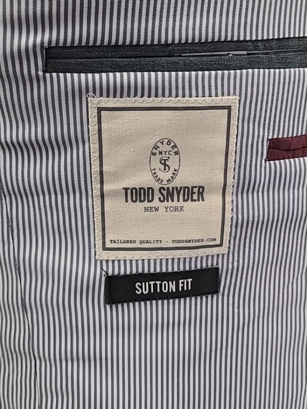 Todd Snyder Sutton Fit 40S Wool Linen Blend 2 Button Sport Coat Blazer - Picture 12 of 15